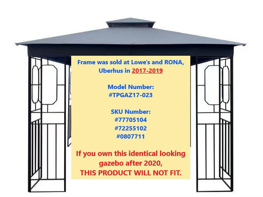 Replacement Canopy Top for TPGAZ17-023 10'x10' Gazebo - APEX GARDEN