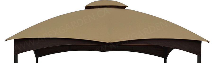 APEX GARDEN Canopy Top for Lowe's allen roth 10' x 12' Gazebo Model #TPGAZ2303-ABCD, TPGAZ2403-AC - APEX GARDEN