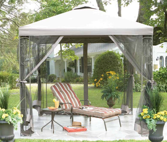 APEX GARDEN Replacement Canopy Top for Model #YH-6003 8 ft. x 8 ft. Gazebo - APEX GARDEN