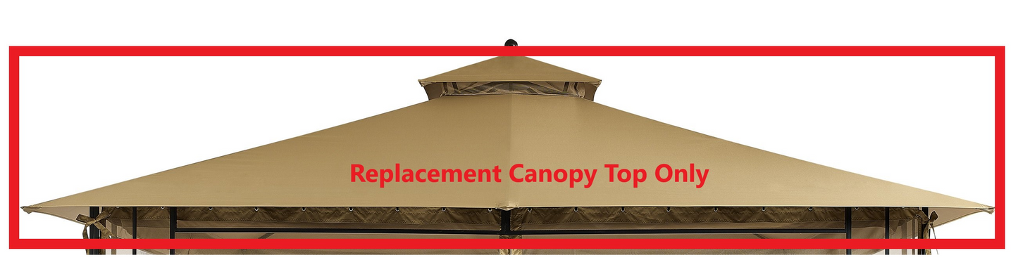 Replacement Canopy Top for YH-13601S 10'x12' Gazebo - APEX GARDEN