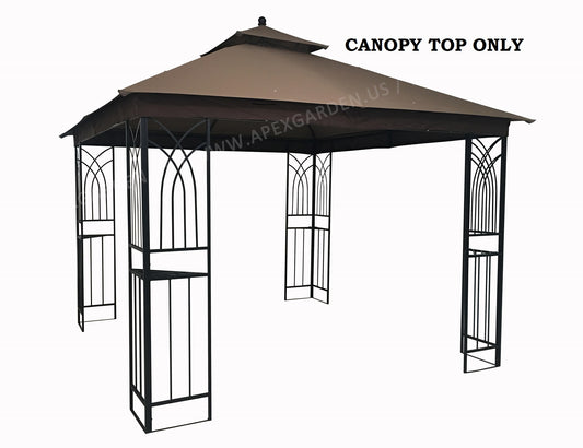 APEX GARDEN Canopy Top for APEX GARDEN 10'x10' Gazebo#GF-20S057B - APEX GARDEN