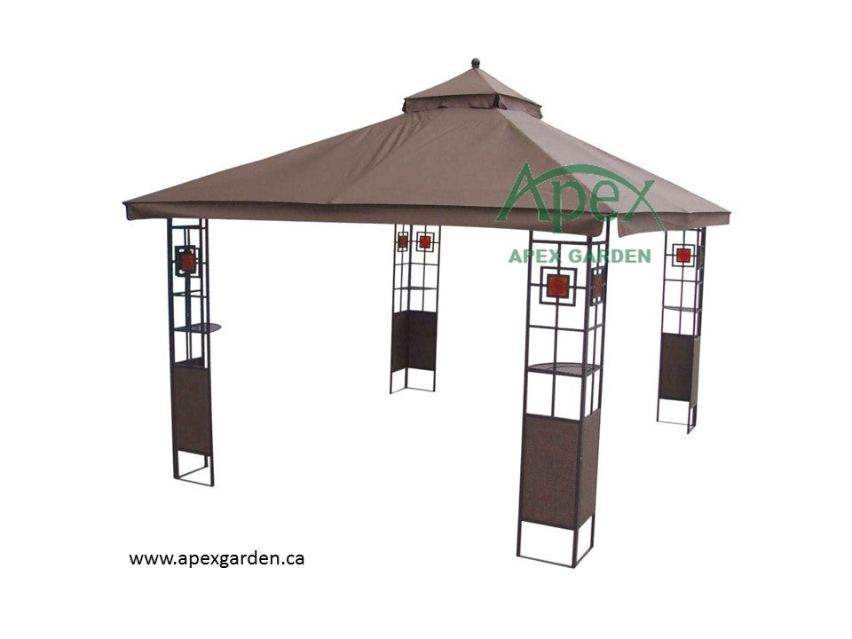 APEX GARDEN Replacement Canopy Top for YH-1212 10'x12' Gazebo