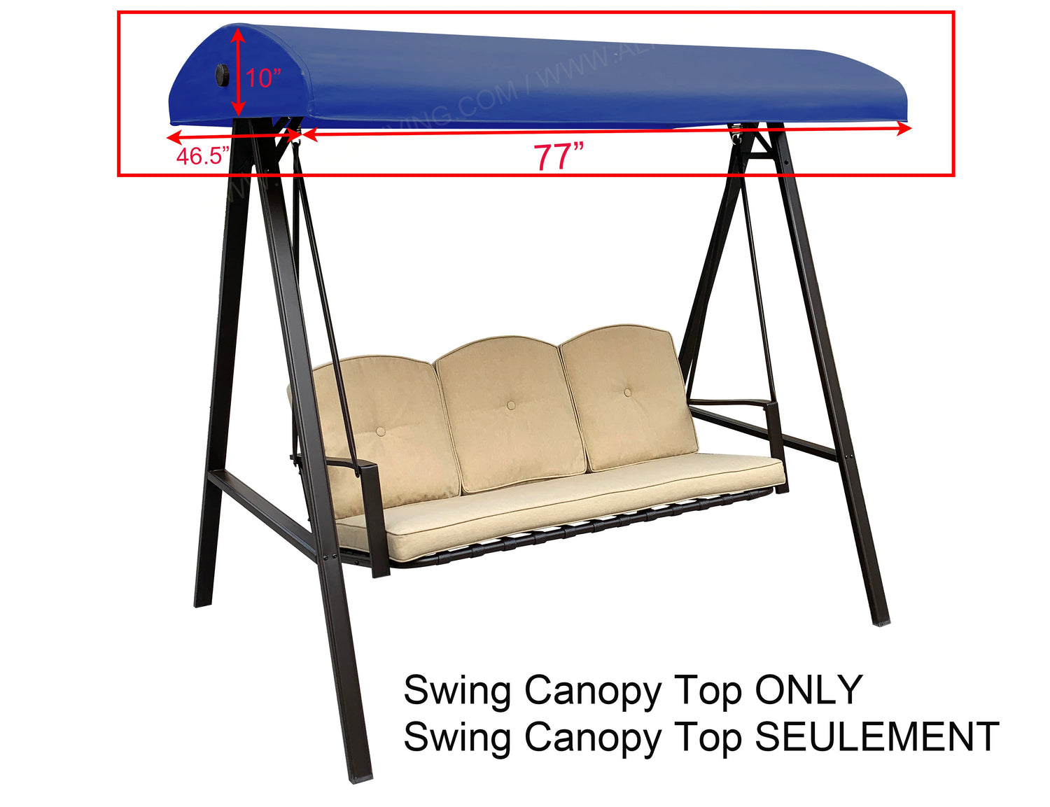 Swing Canopy Top & Cushions