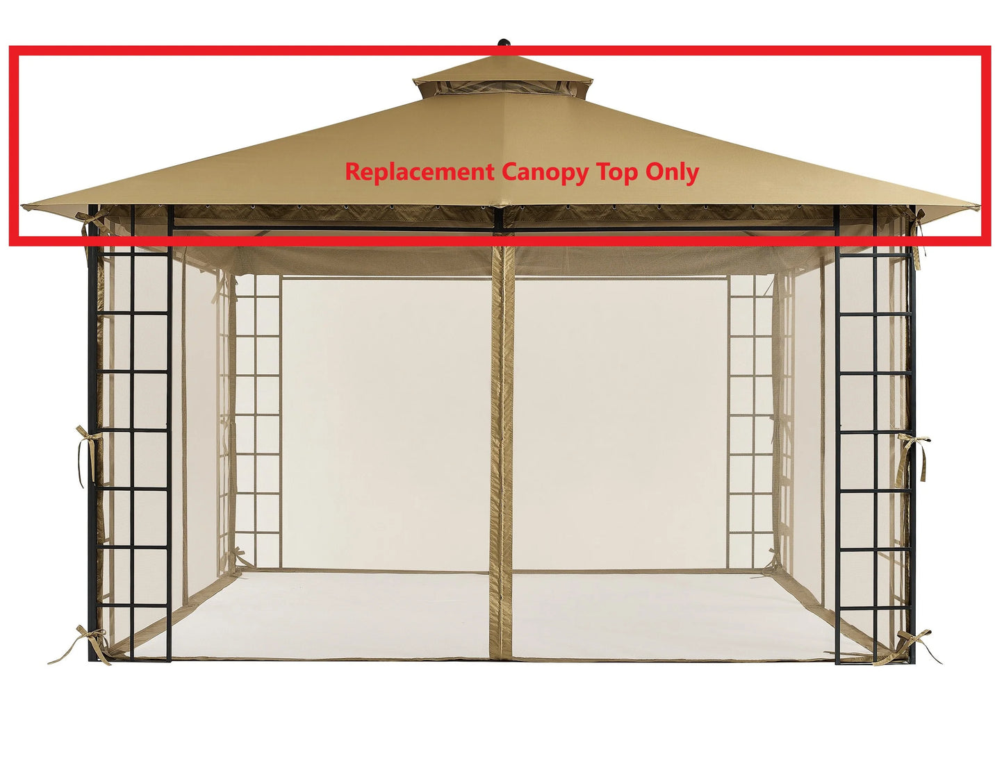Replacement Canopy Top for YH-1603S 10'x12' Gazebo - APEX GARDEN