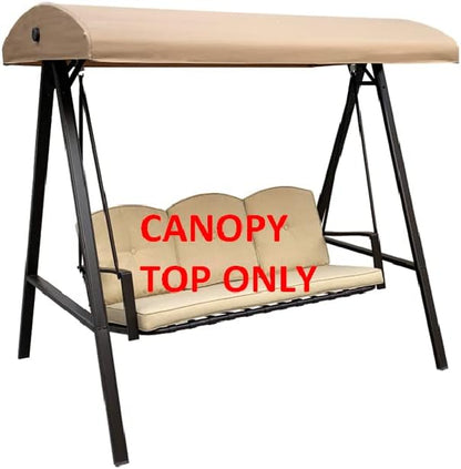Replacement Canopy Top for Model#GSS00132D Cunningham 3-Seater Patio Swing (Top Only) - APEX GARDEN