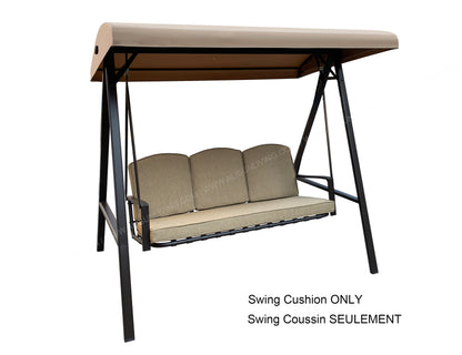Replacement Canopy Top for Model#GSS00132D Cunningham 3-Seater Patio Swing (Top Only) - APEX GARDEN