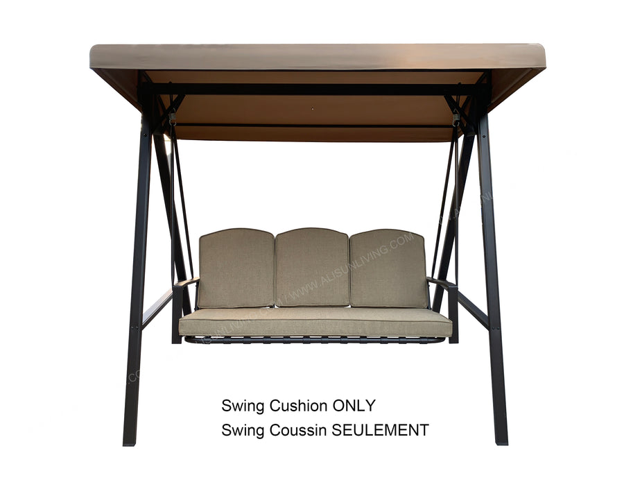 Replacement Canopy Top for Model#GSS00132D Cunningham 3-Seater Patio Swing (Top Only) - APEX GARDEN