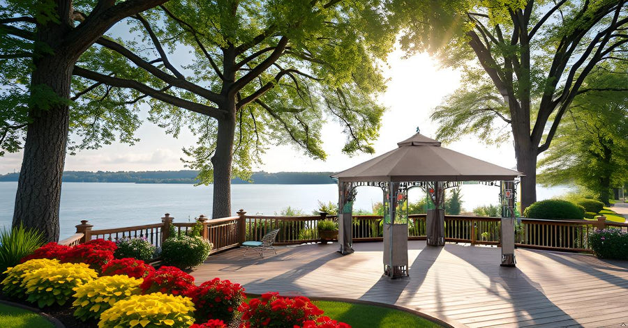 APEX GARDEN 10 ft. x 12 ft. RosaBella Gazebo Model#YH-20S087B