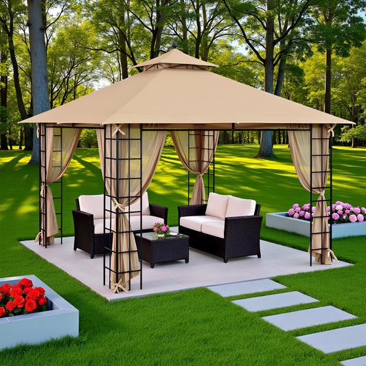 10 ft. x 12 ft. Melody Gazebo with Mosquito Net