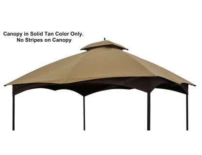 APEX GARDEN Replacement Canopy Top Massillon / Turnberry 10' x 12' Gazebo Model #L-GZ933PST / #L-GZ933PCO-L