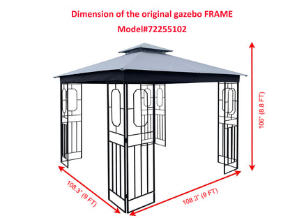 Replacement Canopy Top for TPGAZ17-023 10'x10' Gazebo - APEX GARDEN