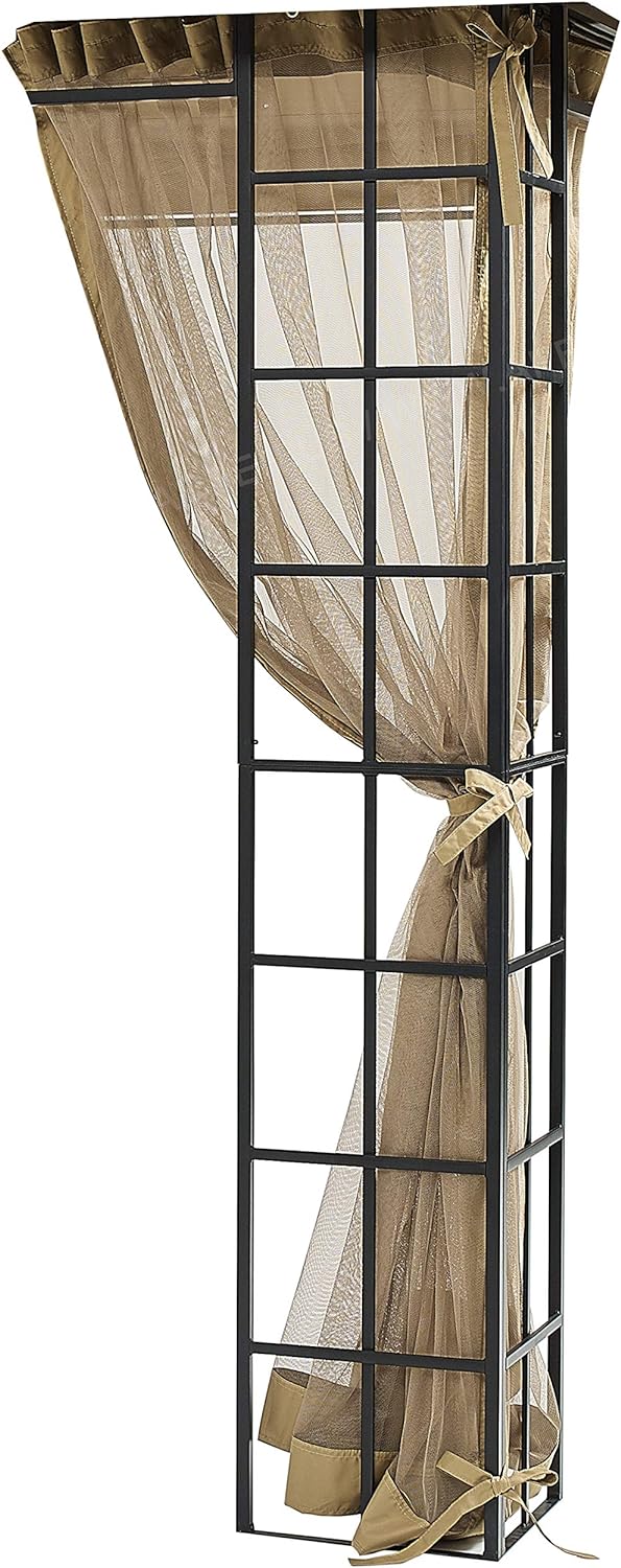 10 ft. x 12 ft. Melody Gazebo with Mosquito Net - APEX GARDEN