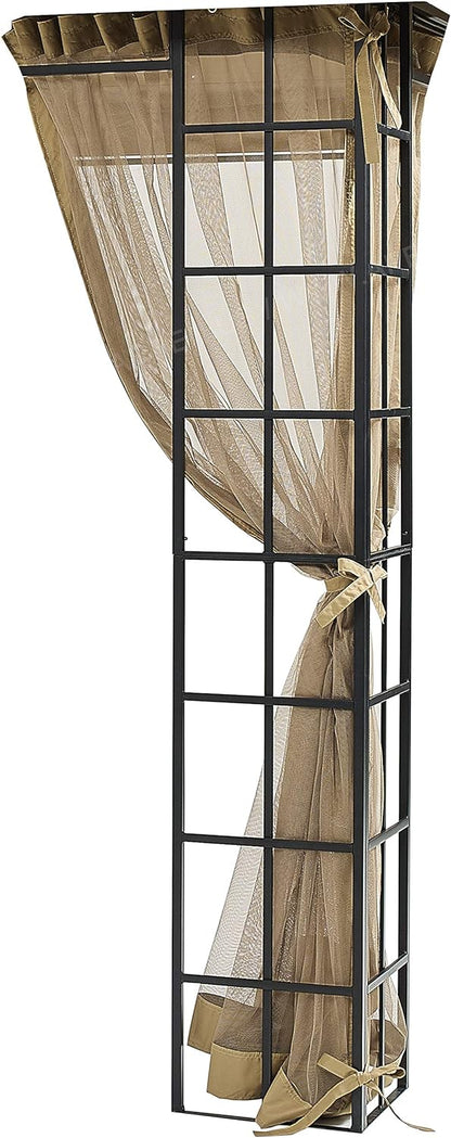 10 ft. x 12 ft. Melody Gazebo with Mosquito Net - APEX GARDEN
