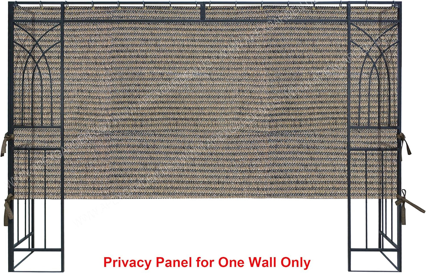 10' Privacy Panel Curtain Wall for 10' Gazebo 119"W x 57"H - APEX GARDEN