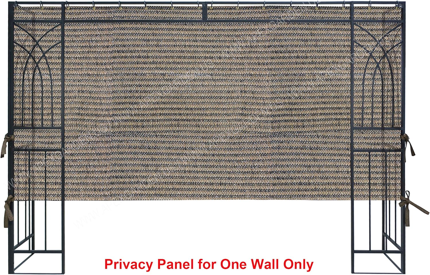 10' Privacy Panel Curtain Wall for 10' Gazebo 119"W x 57"H - APEX GARDEN