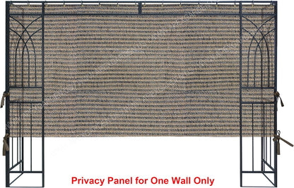 10' Privacy Panel Curtain Wall for 10' Gazebo 119"W x 57"H - APEX GARDEN