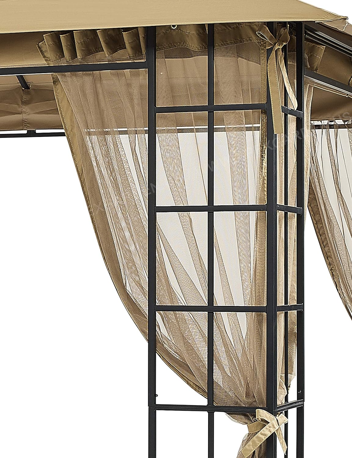 10 ft. x 12 ft. Melody Gazebo with Mosquito Net - APEX GARDEN