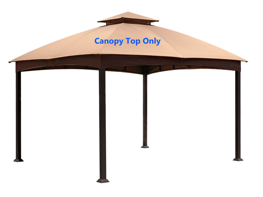 APEX GARDEN Canopy Top for Lowe's allen roth 10' x 12' Gazebo Model #TPGAZ2303-ABCD, TPGAZ2403-AC - APEX GARDEN
