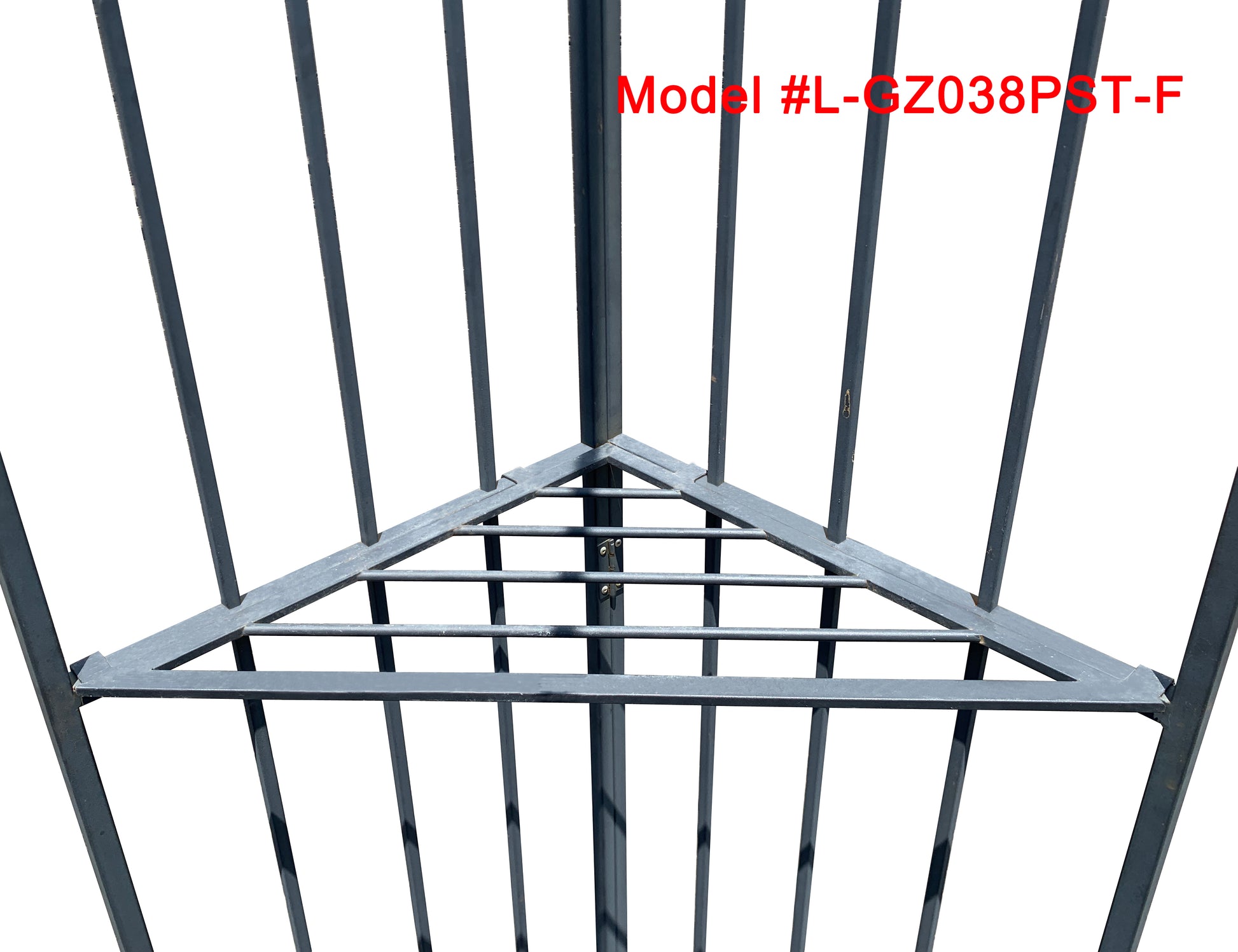 APEX GARDEN Canopy Top for Garden Treasures 10 ft x 10 ft Brown Metal Square Semi- Gazebo Model #L-GZ038PST-F (Top Only) - APEX GARDEN