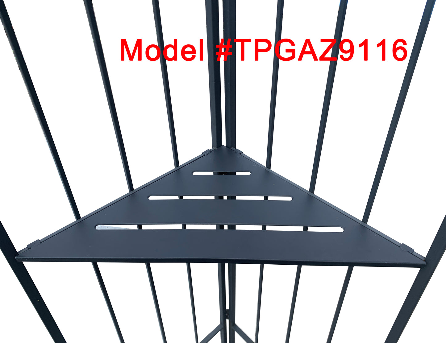 APEX GARDEN Canopy Top for Style Selections 10 ft x 10 ft Brown Metal Square Semi- Gazebo Model #TPGAZ9116 / #TPGAZ9116A / #TPGAZ9116B (Top Only) (Tan) - APEX GARDEN