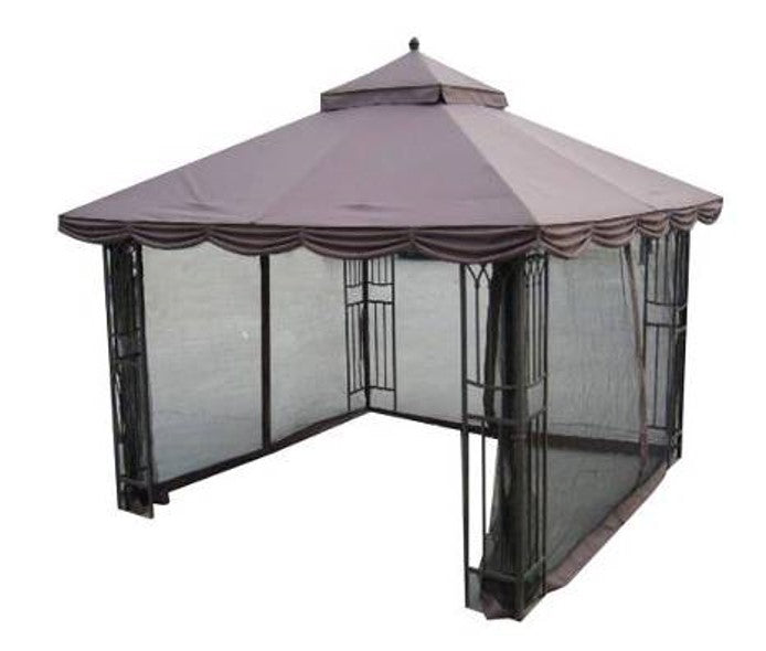 Replacement Canopy Top for YH-9066S/ YH-8066S 10'x10' Gazebo(NO Outer Overhang) - APEX GARDEN