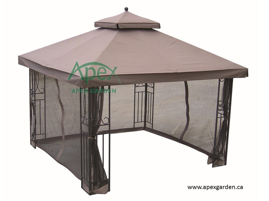 Replacement Canopy Top for YH-88001 10'x10' Gazebo(NO Outer Overhang) - APEX GARDEN