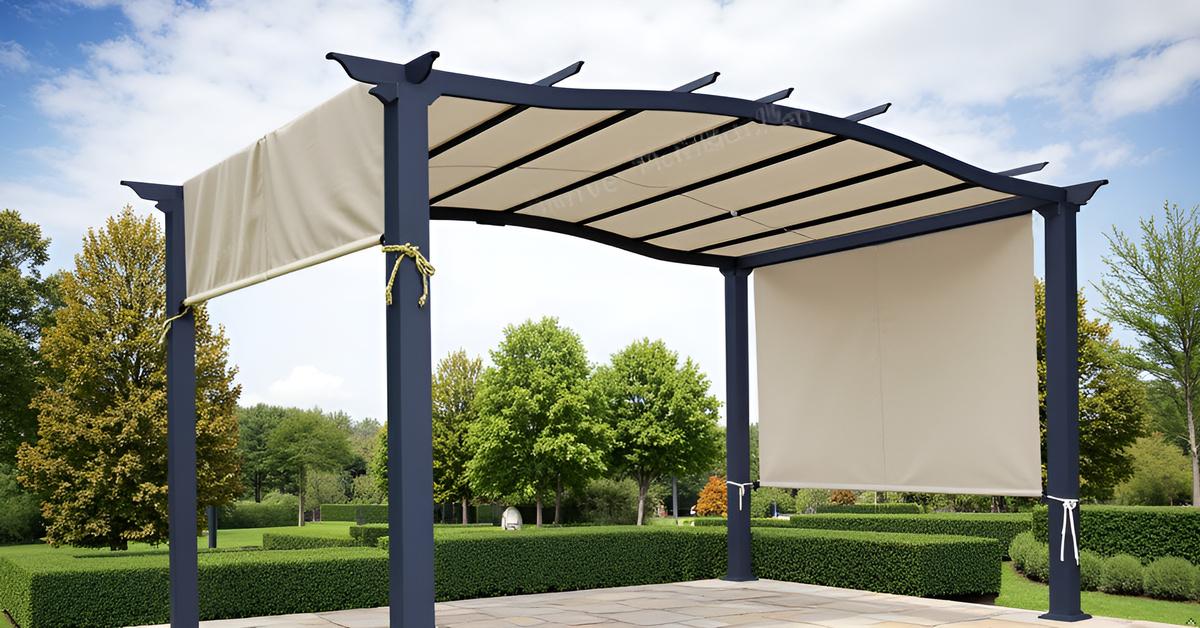 Replacement Canopy Top for YHA-12G / YHA-11G 8'x10' Pergola Sunshade (Size: 88" X 194") - APEX GARDEN