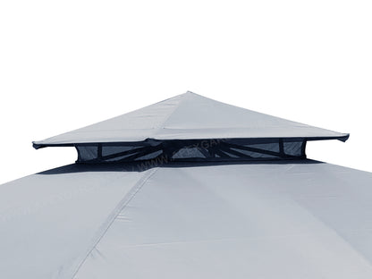 APEX GARDEN Canopy Top for Lowe's allen roth 10' x 12' Gazebo Model #TPGAZ2303-ABCD, TPGAZ2403-AC - APEX GARDEN