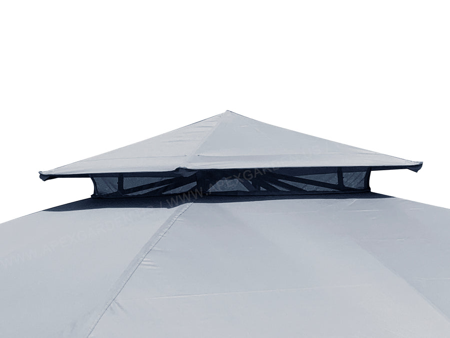 APEX GARDEN Canopy Top for Lowe's allen roth 10' x 12' Gazebo Model #TPGAZ2303-ABCD, TPGAZ2403-AC - APEX GARDEN