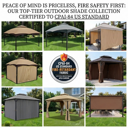 Replacement Canopy Top for Lowe's Allen Roth 12-ft x 10-ft gazebo model #TPGAZ17-002 (Fabric Top Only)