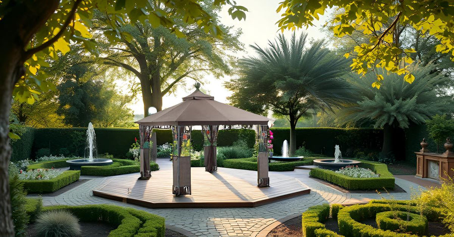 APEX GARDEN 10 ft. x 12 ft. RosaBella Gazebo Model#YH-20S087B