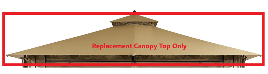 Replacement Canopy Top for YH-13601S 10'x12' Gazebo