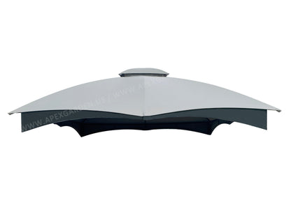 Canopy Gazebo Cover Top for Lowe's Allen Roth 12-ft x 10-ft gazebo #TPGAZ17-002C - APEX GARDEN