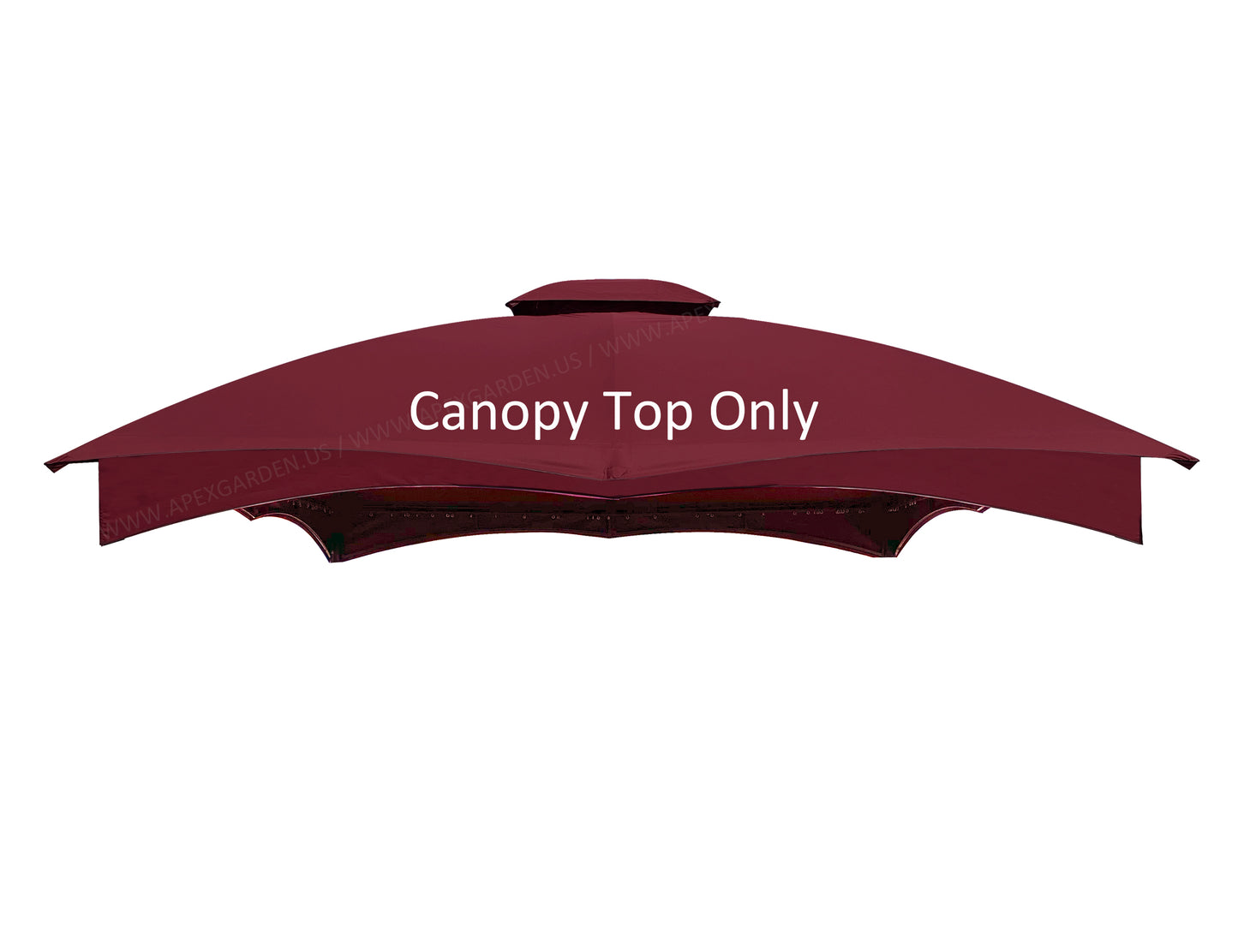 APEX GARDEN Canopy Top for Lowe's Allen Roth 10' x 12' Gazebo Model #GF-12S004BTO / GF-12S004B-1 - APEX GARDEN