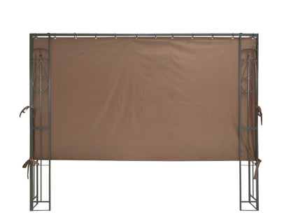 APEX GARDEN 8-ft Gazebo Privacy Side Panel (2/3 length) (Size: 96" (L) x 52" (H), Metal Grommet Top) - APEX GARDEN