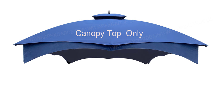 APEX GARDEN Canopy Top for Lowe's Allen Roth 10' x 12' Gazebo Model #GF-12S004BTO / GF-12S004B-1 - APEX GARDEN