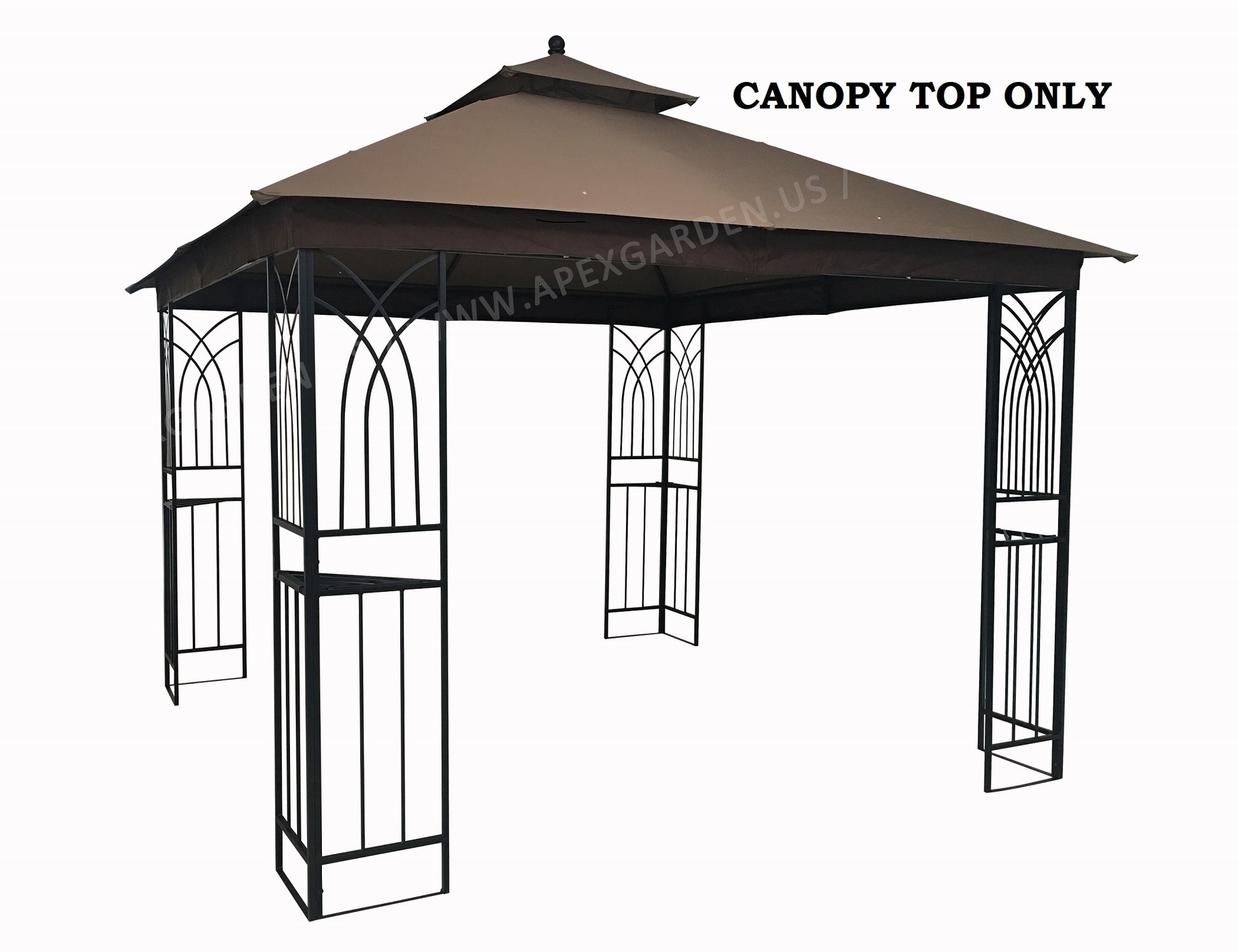 APEX GARDEN Canopy Top for APEX GARDEN 10'x10' Gazebo#GF-20S057B - APEX GARDEN