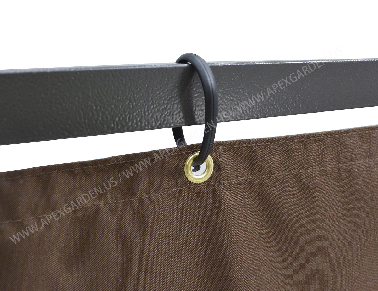 APEX GARDEN 8-ft Gazebo Privacy Side Panel (2/3 length) (Size: 96" (L) x 52" (H), Metal Grommet Top) - APEX GARDEN