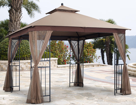 APEX GARDEN Harmony 10 ft. x 10 ft. Gazebo (Harmony 10 ft. x 10 ft. Gazebo) - APEX GARDEN