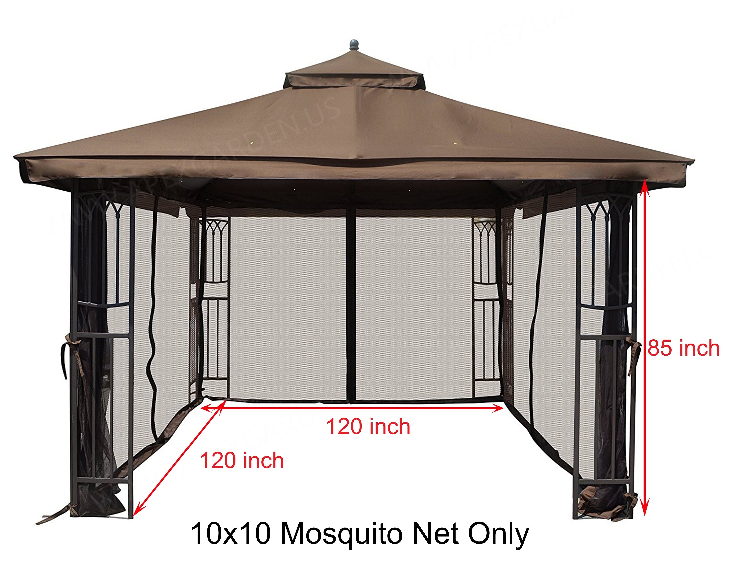 Gazebo mosquito netting 10x10 hotsell