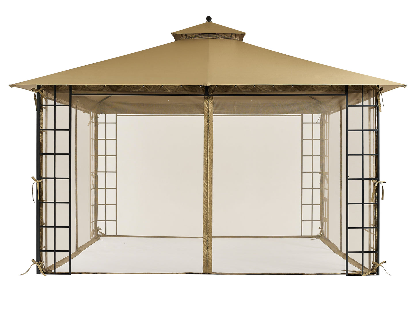 10 ft. x 12 ft. Melody Gazebo with Mosquito Net - APEX GARDEN