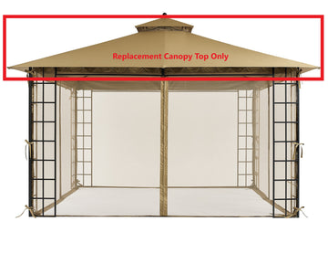 Replacement Canopy Top for #YH-20S089HD 10 ft. x 12 ft. Melody Gazebo - APEX GARDEN