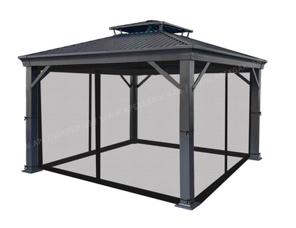 Universal 10' x 12' Gazebo Mosquito Netting - APEX GARDEN