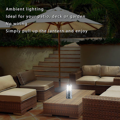 【ULTRA BRIGHT】Camping Lanterns Water Resistant Collapsible Lantern for Night Fishing, Hiking, Emergencies- 2 PACK - APEX GARDEN