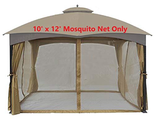 Universal 10' x 12' Gazebo Mosquito Netting - APEX GARDEN