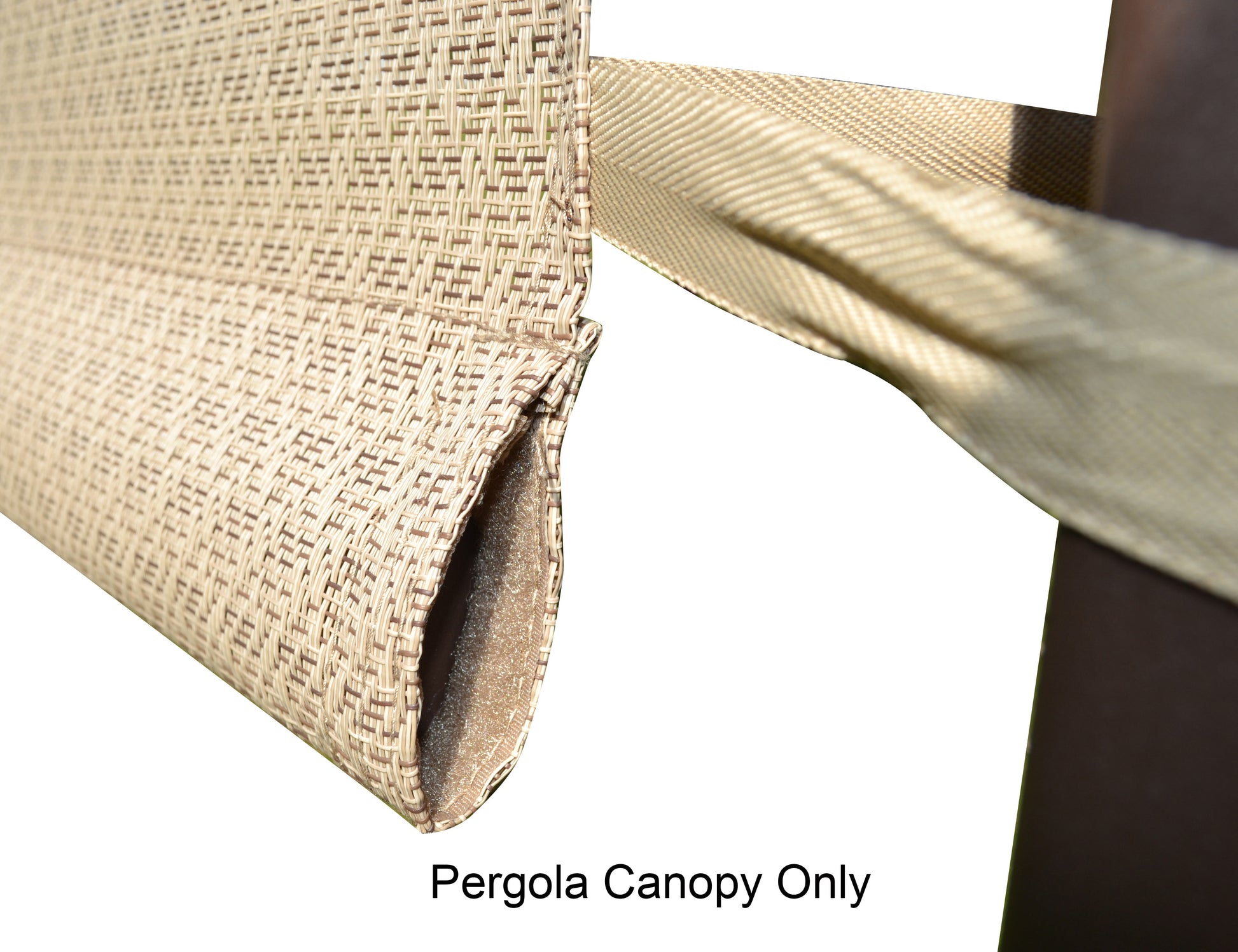 Universal Replacement Sling Canopy (with Ties) for 10-FT x 10-FT Pergola (Dimension: 193" (L) x 105" (W)(Canopy TOP ONLY) - APEX GARDEN
