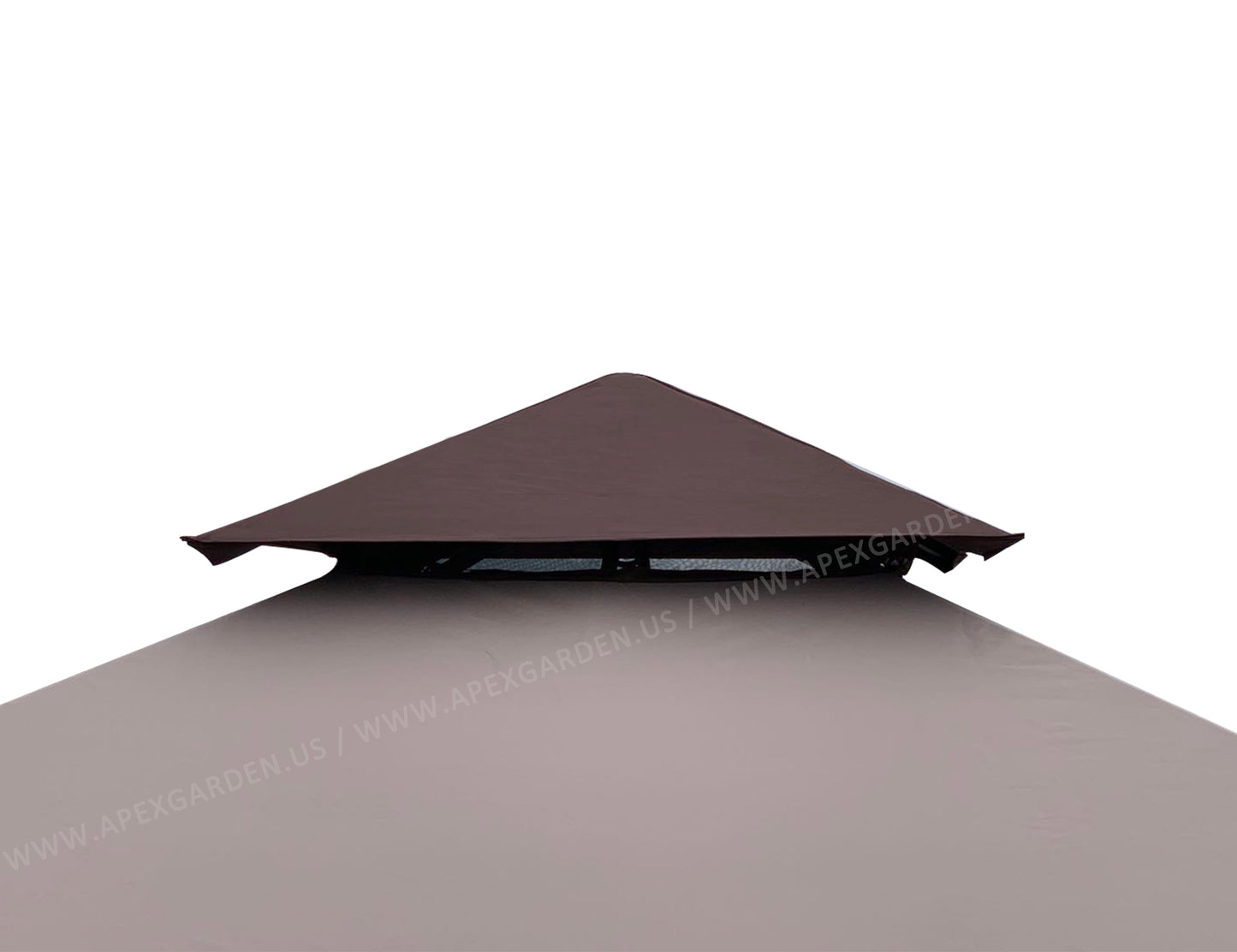 Replacement Canopy Top for Andrews/Manilla 8 ft. x 8 ft. Soft Top Gazebo Model# L-GZ375PST (Fabric Top Only) - APEX GARDEN
