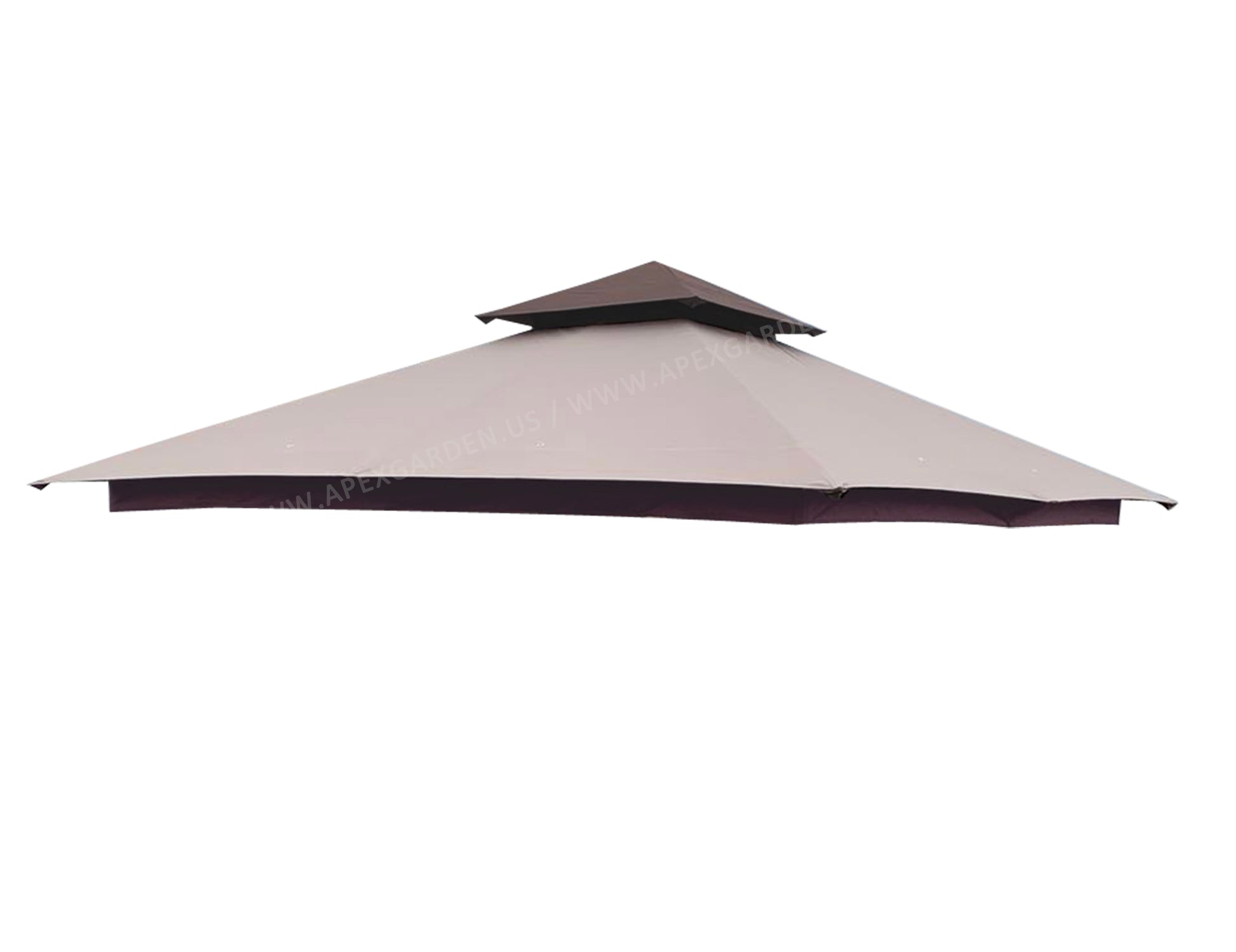 Replacement Canopy Top for Andrews/Manilla 8 ft. x 8 ft. Soft Top Gazebo Model# L-GZ375PST (Fabric Top Only) - APEX GARDEN