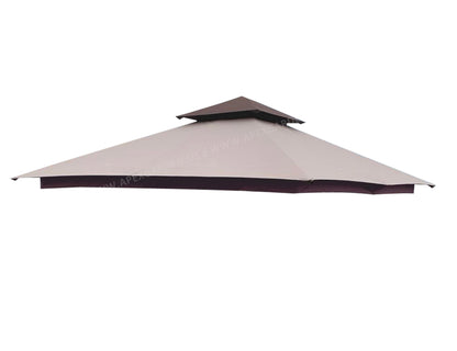 Replacement Canopy Top for Andrews/Manilla 8 ft. x 8 ft. Soft Top Gazebo Model# L-GZ375PST (Fabric Top Only) - APEX GARDEN