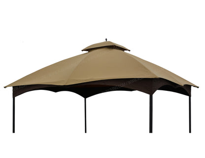 APEX GARDEN Replacement Canopy Top Massillon / Turnberry 10' x 12' Gazebo Model #L-GZ933PST / #L-GZ933PCO-L(TAN) - APEX GARDEN